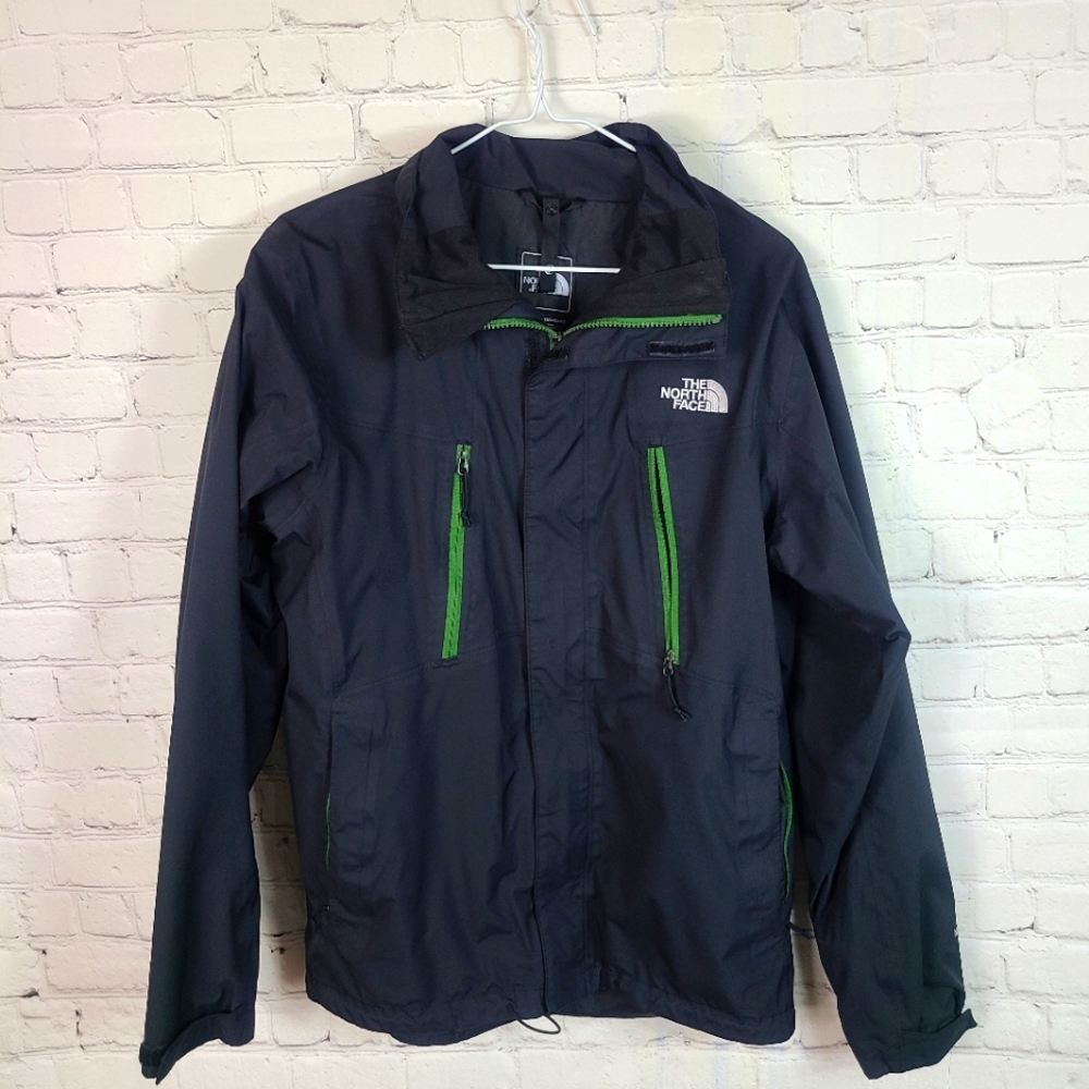 The North Face jacket black and green size small